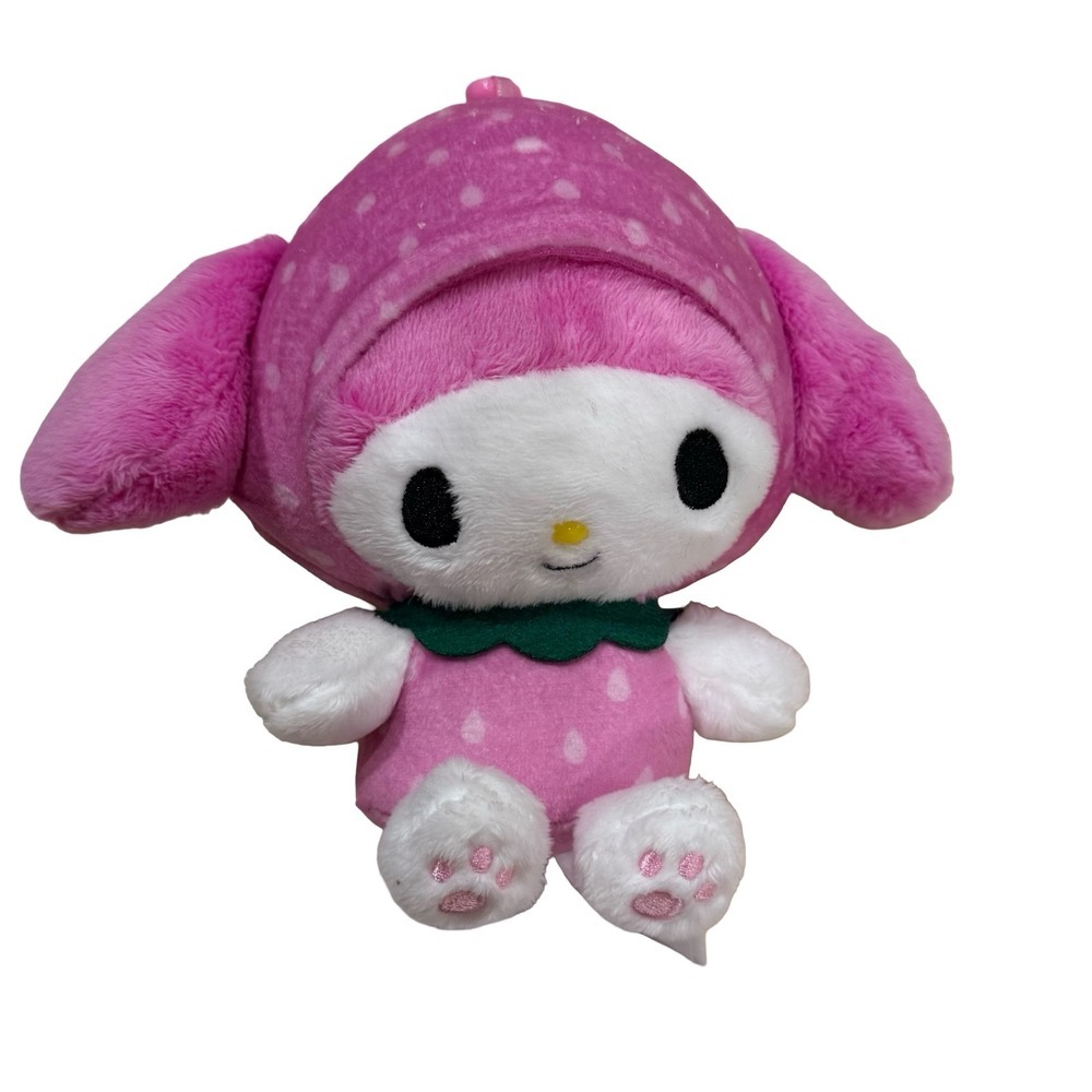 My Melody Strawberry Plush Mascot Clip Fruit & Veggie Series